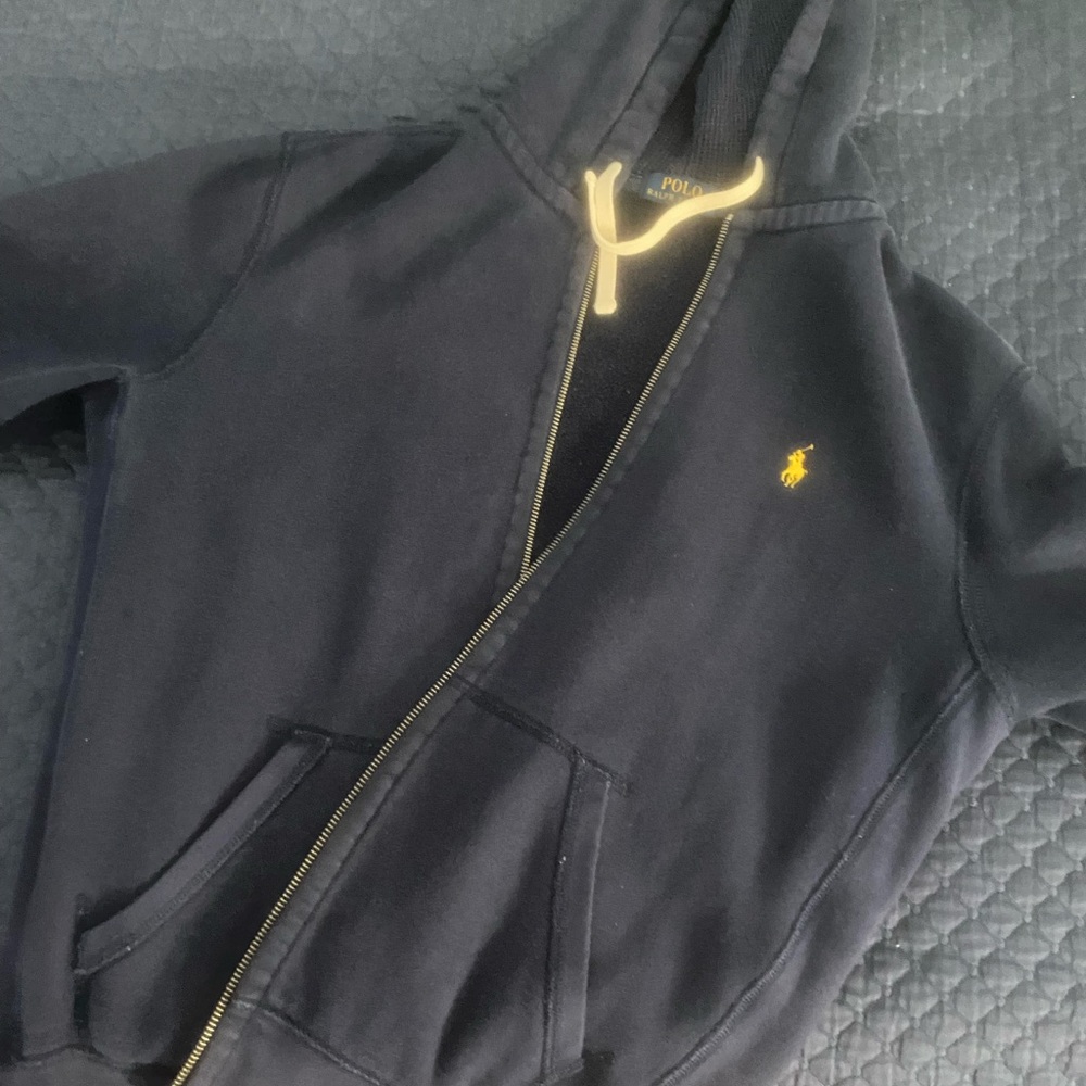 polo hoodie zip up